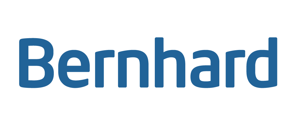 The image displays the word "bernhard" written in a clean, sans-serif font, with a dark blue coloring against a transparent background.