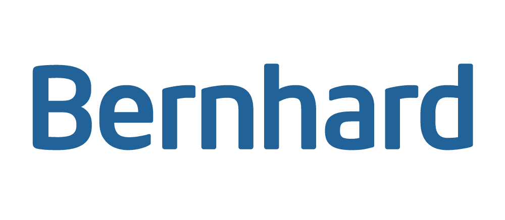 The image displays the word "bernhard" written in a clean, sans-serif font, with a dark blue coloring against a transparent background.