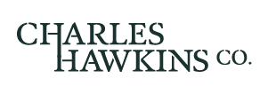 Elegant serif typography representing the brand "charles hawkins co.