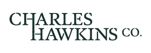 Elegant serif typography representing the brand "charles hawkins co.