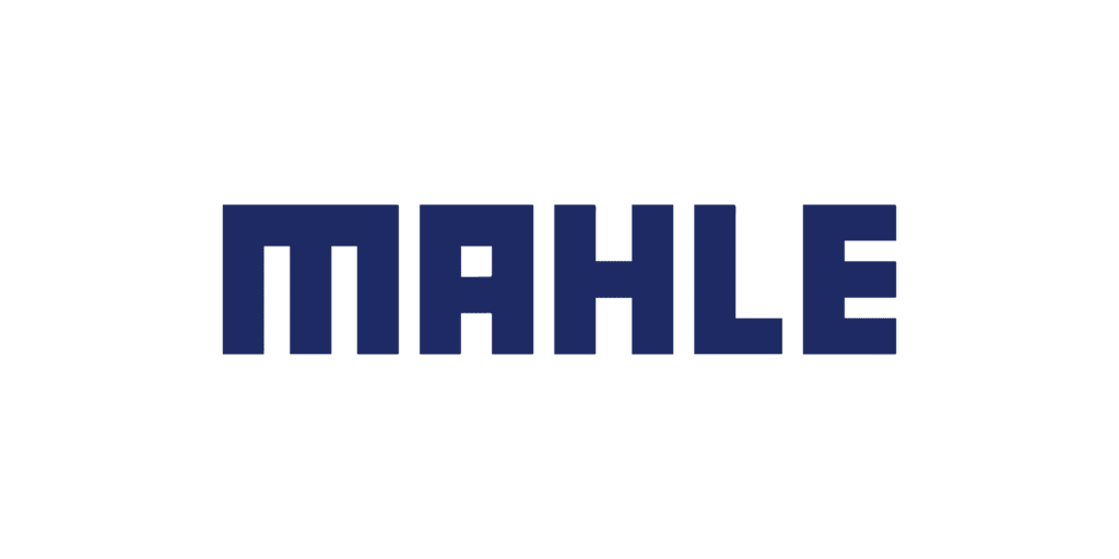 Mahle corporate logo in bold blue letters.