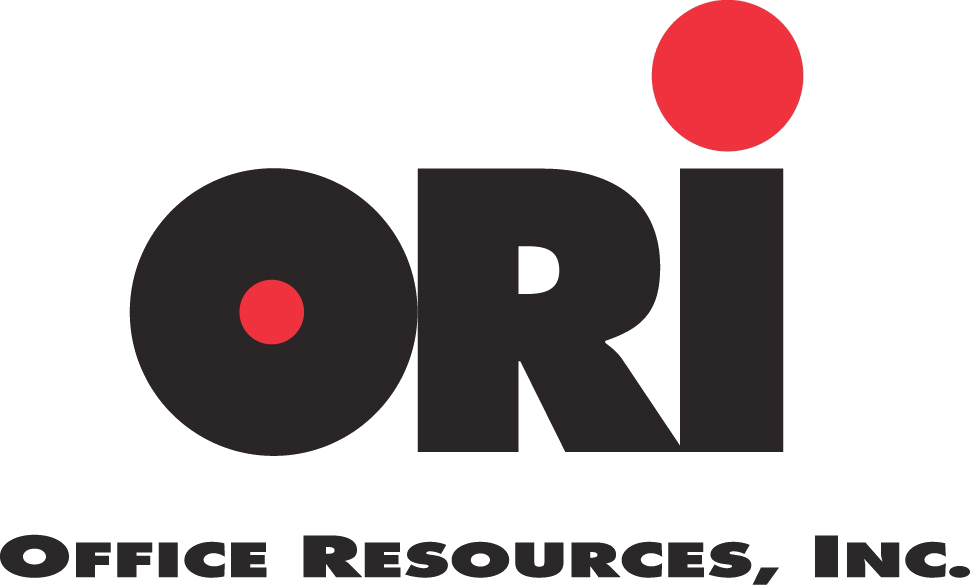 A logo of office resources, inc. featuring the acronym "ori" with two red dots above the 'o' and 'i', followed by the full company name beneath the acronym.