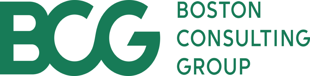 The image displays the logo of boston consulting group (bcg), a global management consulting firm known for its expertise in business strategy and advisory services. the logo features the initials "bcg" in a bold, stylized font next to the full name of the company.
