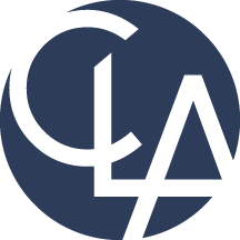 The image displays a stylized monogram or logo consisting of the letters "q" and "a" intertwined within a circle. the design is simple and modern, utilizing negative space effectively to distinguish the two letters.