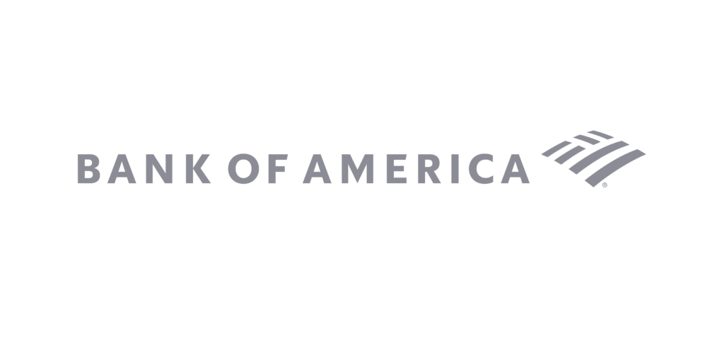 The image displays the logo of bank of america on a plain background.