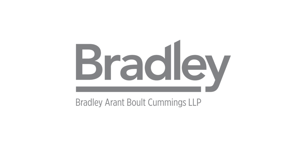 Logo of bradley arant boult cummings llp, showcasing the firm's name in a clean, bold font.