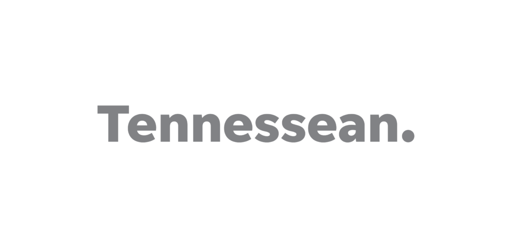 The image displays the text "tennessean." on a plain background.
